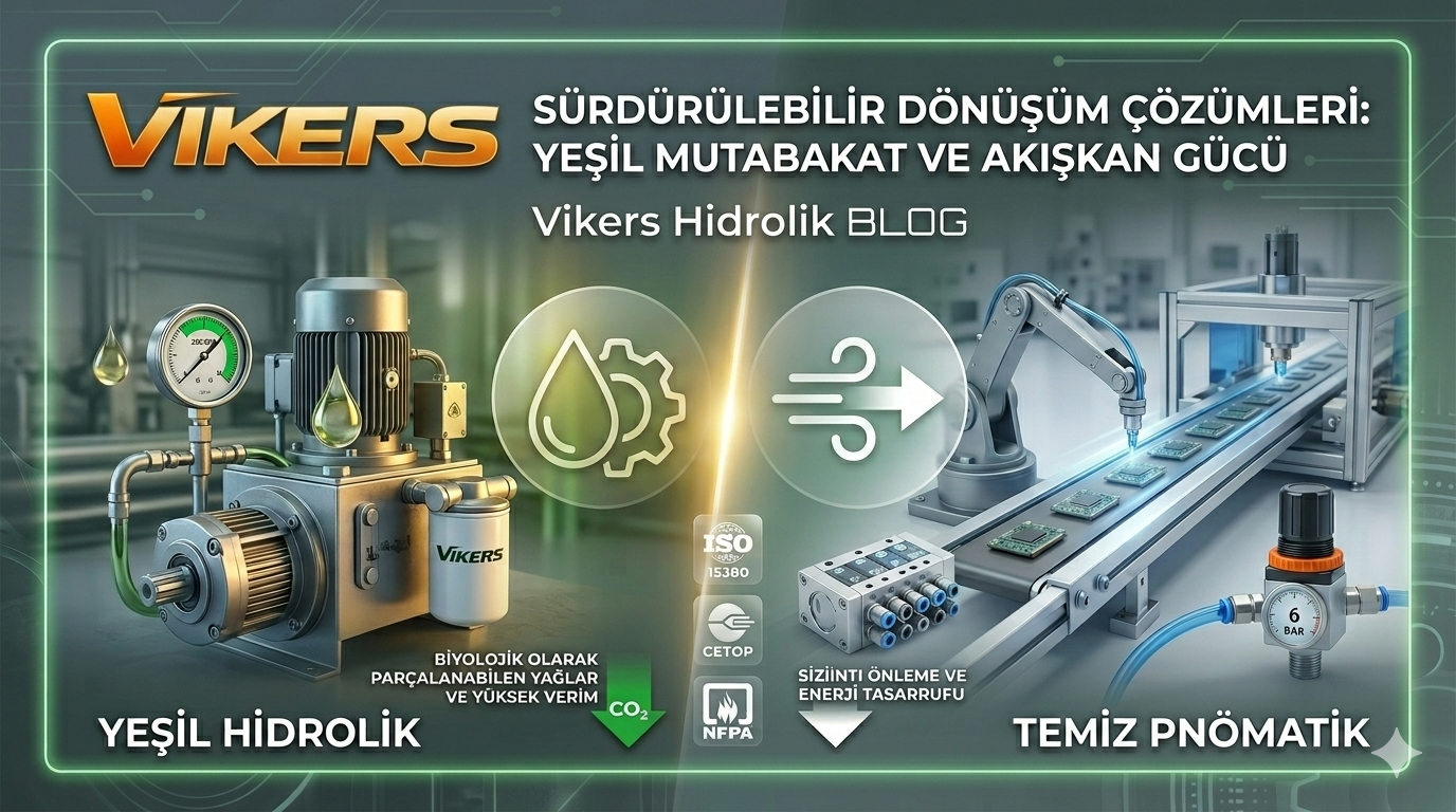 AB Yeşil Mutabakatı Döneminde Akışkan Gücü: Hidrolik ve Pnömatikte Eko-Tasarım